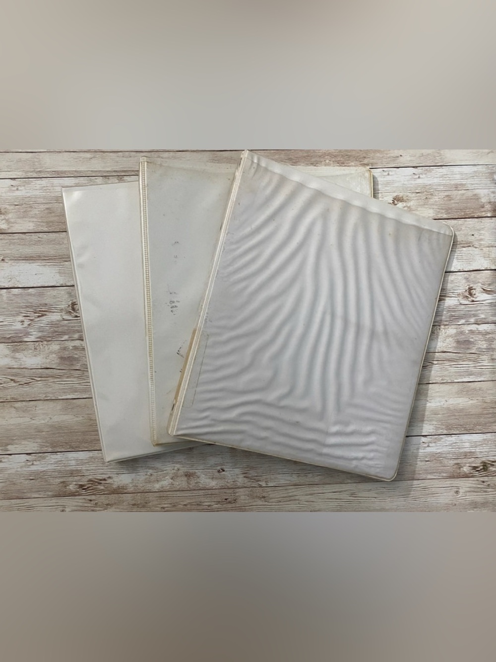 3-Pack 0.5” (1/2-inch) Binders White Off-White